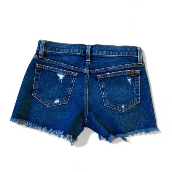 Joe's Cut-Off Blue‎ Denim Shorts Size 24 Distressed Stretchy Summer Style - Picture 2 of 5